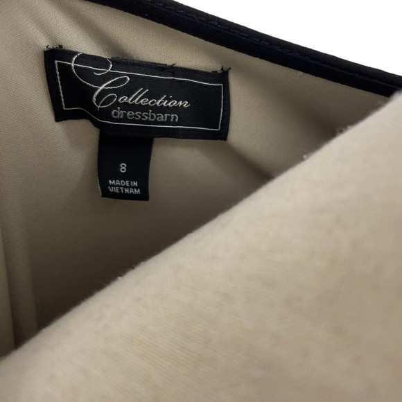 Dressbarn Collection Womens Sleeveless Pullover Two Tone Party Career Dress 8 - Picture 8 of 10